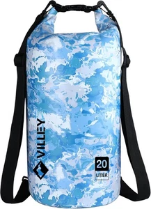 VILLEY 20L Borsa Secca Impermeabile Roll Top Gear Sack per Kayak Nautica Campeggio US - Foto 1 di 8