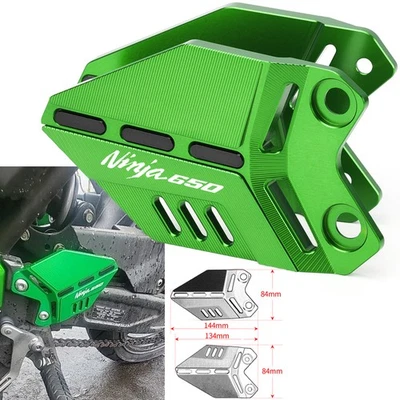Placa protectora del talón del pedal del pie de motocicleta Ninja560 para Kawasaki Ninja 650 2017-2023 Foto 1 de 4
