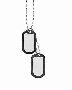 Dog Tag mit Silencer Erkennungsmarke US Army Hundemarke - Bild 1 von 1