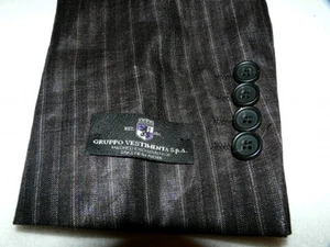 NEW $1100 men VESTIMENTA ITALY 36 S  BLAZER JACKET SAKS FIFTH AVENUE 100% LINEN - Picture 1 of 12