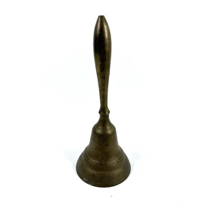 Vintage Antique Bell Bronze Brass Quality Medium Loud Sound School Farm - Rare - Picture 1 of 5