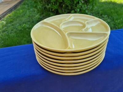 Lot de 8 Assiettes à Fondue GIEN - Photo 1/4