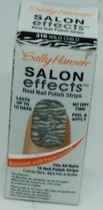 1 Box Sally Hansen Salon Effects Real Nail Polish Strips WILD CHILD #310 16ct - Picture 1 of 1