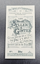 2023 Topps Allen & Ginter MASATAKA YOSHIDA Mini A&G BACK PARALLEL Red Sox RC 269