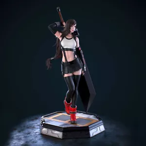1/24 Figure Final Fantasy VII Tifa Lockhart Resina Modello Non Assemblate Non Verniciate - Foto 1 di 2