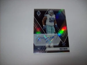 2023 Phoenix Football Rookie Mazi Smith Auto SP # 3\5 Cowboys NM Free Shipping - Picture 1 of 5