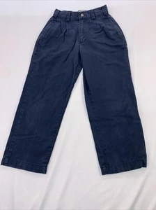 Faded Glory Boys Pleated Khakis Size 8 Slim Navy - Picture 1 of 6