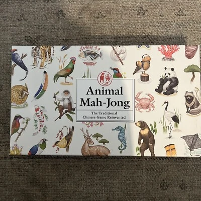 ANIMAL MAH-JONG 2020 CLASSIC CHINESE TILE GAME BUT W/ ANIMALS! NEVER USED - Image 1 of 4