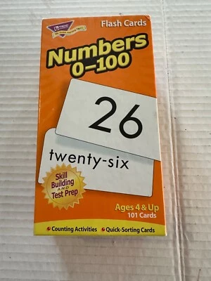 TARJETAS FLASH TREND ENTERPRISE NUMBERS 0-100 Foto 1 de 3