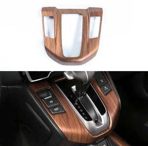 Cubierta de caja de cambios panel madera melocotón grano color moldura cubierta para Honda CRV 17-22 - Imagen 1 de 9