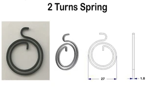 Repair Door Handle Spring Replacement Internal Coil  2  Lever turns - Picture 1 of 4