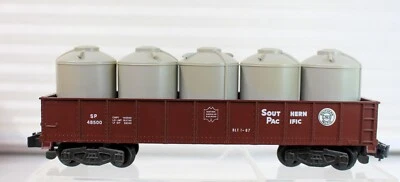 American Flyer Southern Pacific 1986 Gondola &5 Canisters by Lionel 6-48500 - Image 1 of 4