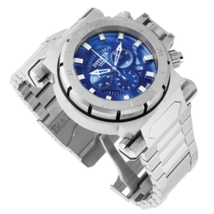 NEW INVICTA 1939 COALITION FORCES BLUE SWISS MADE CHRONOGRAPH WATCH STEEL 51MM - Picture 1 of 21
