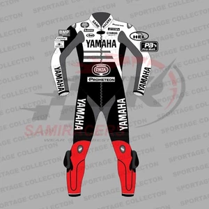 Cowhide Yamaha Pata Motorcycle/Motorbike Biker's Leather Racing Suit - Picture 1 of 4