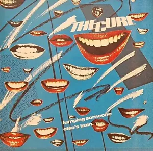 The Cure Jumping Someone Else's Train Blue Labels UK 1979 Fiction NM - Imagen 1 de 2