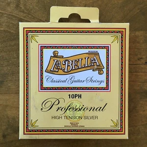 New La Bella Classical Guitar Strings 10PH Professional High Tension Silver - Picture 1 of 2