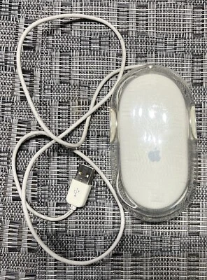 Apple USB Pro Mouse White Clear Model M5769 - Image 1 of 3