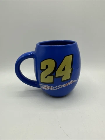 NASCAR Racing Jeff Gordon #24 ~18 Oz Jumbo Blue Coffee Mug Hendrick Motorsports Cover