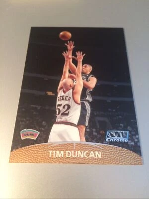 Tim Duncan 1999-00 Stadium Club Chrome #36 - NICE - Image 1 of 2