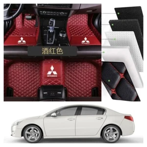 Juego de alfombrillas de cuero de fácil instalación para todas las estaciones para Mitsubishi Galant - Imagen 1 de 24