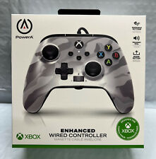 PowerA mejorado Wired Controller Para Xbox X | S-Metálico Series Camo Ártico