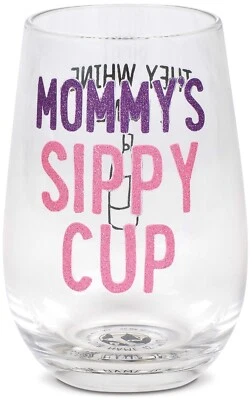 Copa de vino sin tallo Enesco Mommy's Sippy Cup 16 onzas Foto 1 de 3