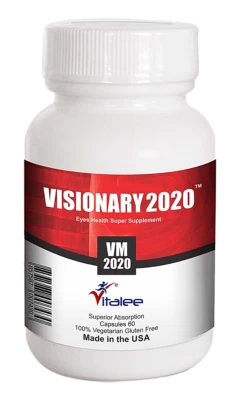 Visionary 2020 Visión Macular Salud y Ojos Sensibilidad a Overlight (Caps 60) Foto 1 de 4