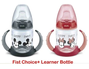 NUK Disney First Choice Learner Cup Temperature Control,150ml (Black / Red) - Picture 1 of 3