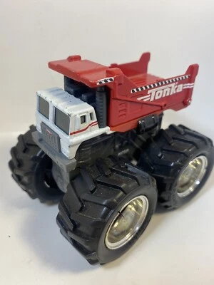 2013 Tonka Diecast Hasbro Red & White Monster Metal Mover Truck 06451 Dump Truck - Image 1 of 3
