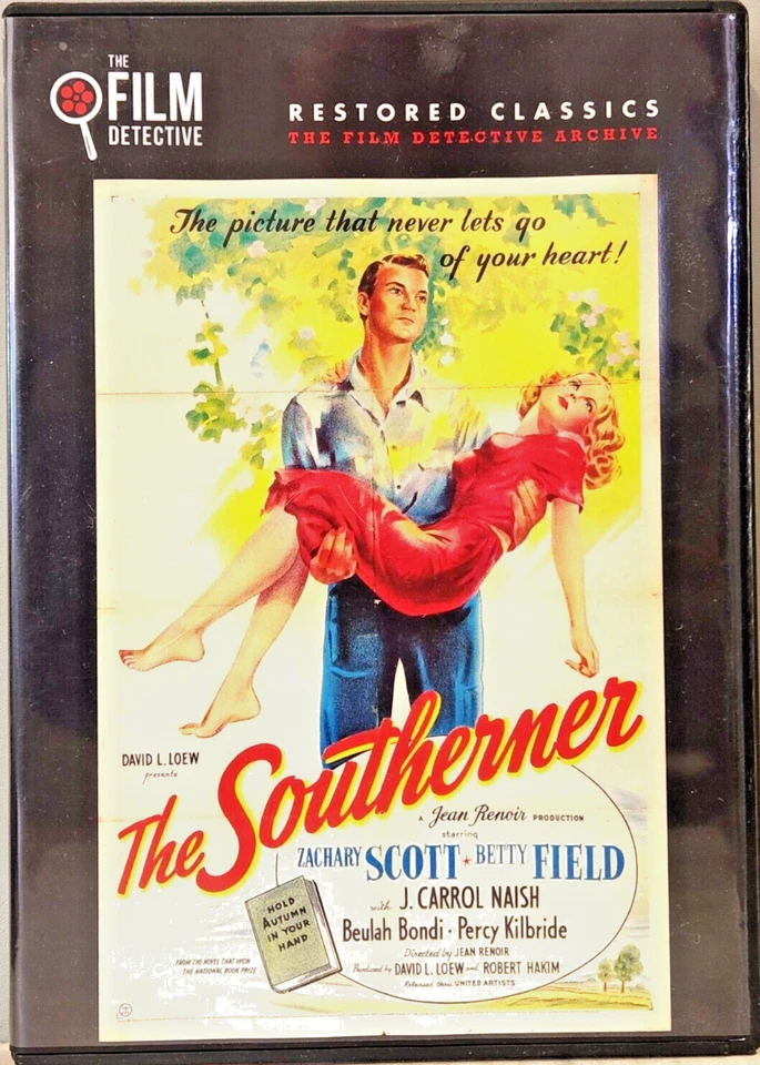 THE SOUTHERNER - Zachary Scott, J. Carrol Naish, Betty Field, Beulah Bondi - DVD - Image 1 of 2