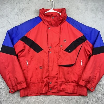 Vintage Spyder Ski Cost Adult Large Red Entrant G11 Lined Winter Retro Snowboard - Image 1 of 4