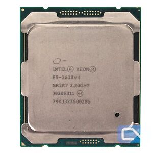 Lot of 2 Intel Xeon E5-2630 v4 2.2GHz 25MB 8GT/s 10 Core SR2R7 LGA 2011-3 CPU