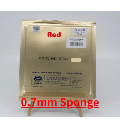 [Ultra Thin] YINHE APOLLO 5 Sticky Table Tennis Rubber – Japan customs /RED/ - Image 1 of 4