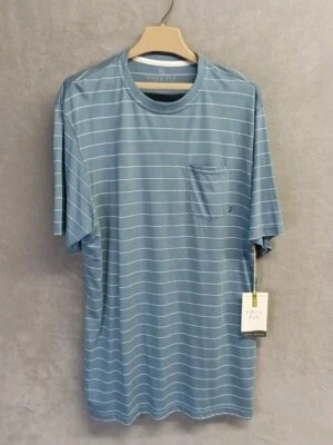 Free Fly Tee Shirt Mens XXL Blue Bamboo Short Sleeve UPF 50 NEW - Image 1 of 4