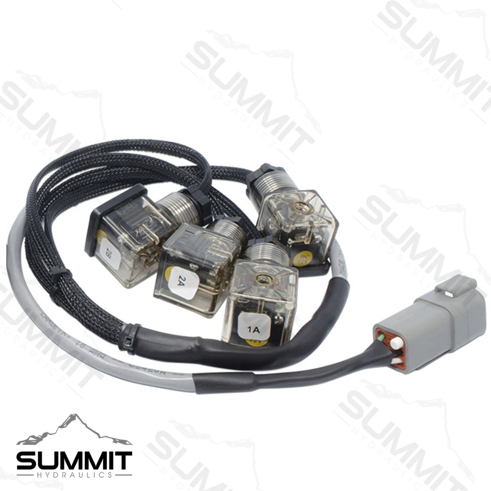 Valve Harness For 2 Spool Double-Acting Valve (DIN) - Image 1 of 1