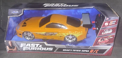 Jada Toys Fast & Furious RC 1995 Toyota Supra Vehicle - Orange 🏁 - Image 1 of 4