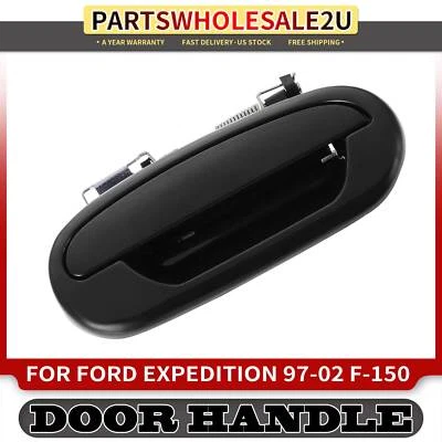 Manija de puerta exterior trasera derecha negra para Ford Expedition 1997 1998-2002 F-150 Foto 1 de 4