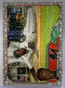 2023 Topps Holiday Metallic Snowflakes #H123 Jazz Chisholm Jr. (Marlins) - Picture 1 of 2
