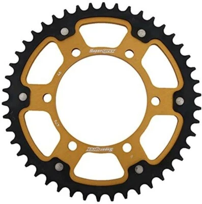 Piñón Yamaha FZ1 YZF R1 Ninja 600R SuperSprox Gold Stealth 46T RST-479-46-GLD Foto 1 de 2