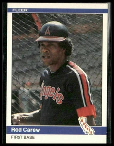 Rod Carew #511 1984 Fleer California Angels - Picture 1 of 2