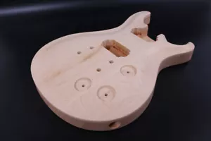 Neu Gitarrenkörper Mahagoni Ahornkappe Zum Selbermachen E-Gitarrenkörper Kleber Kleben - Bild 1 von 5