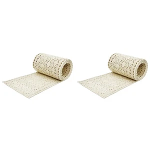 2x Tischläufer Makramee für Hochzeit in Boho Beige Creme (15 x 200 cm) 1992 - Bild 1 von 10