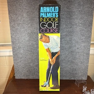 Vintage 1960’s Marx Toys Arnold Palmer Indoor Golf Course Game In Original Box - Picture 1 of 5