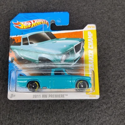 AUTO HOT WHEELS '63 STUDEBAKER CHAMP 2011 HW PREMIERE 29/244 29/50 1:64 NUOVO - Immagine 1 di 4