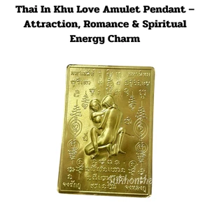 Thai In Khu Love Amulet Pendant Spiritual Charm Romance Attraction Talisman - Picture 1 of 12