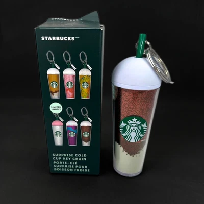Llavero Starbucks Limited Coleccionable Sorpresa Taza Fría 2025 Marrón Chocolate Foto 1 de 2