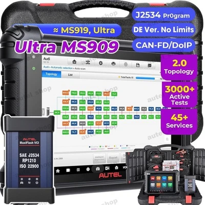 2025 Autel MaxiSys MS909 Topology 2.0 Car ECU Programmer as MS Ultra MS919 Ultra - Bild 1 von 4