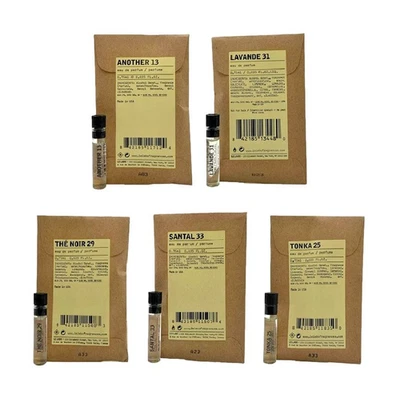 Le Labo 5 Piezas EDP Muestras Otros 13, Lavande 31, Noir 29, Santal 33, Tonka 25 Foto 1 de 4
