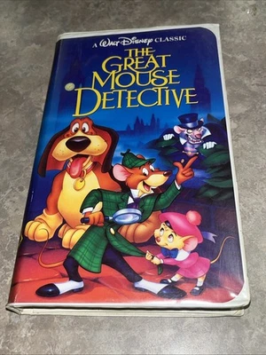 The Adventures of the Great Mouse Detective (VHS, 1992) Clam Shell ***TESTED*** - Image 1 of 4