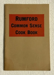 Rumford Common Sense Cook Book Cookbook Baking Powder Lily Haxworth Wallace - Picture 1 of 5